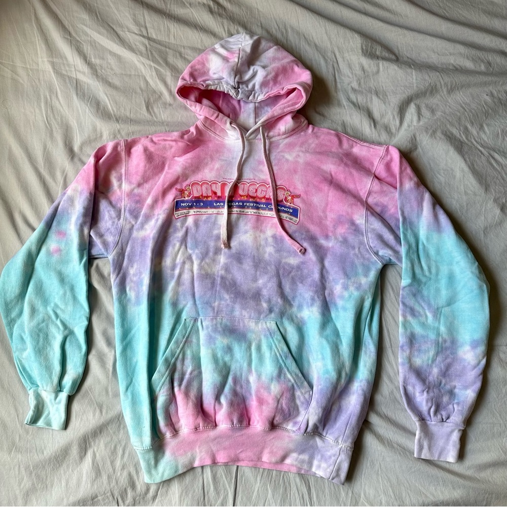 Day N Vegas Lineup Hoodie | Tie Dye | Medium